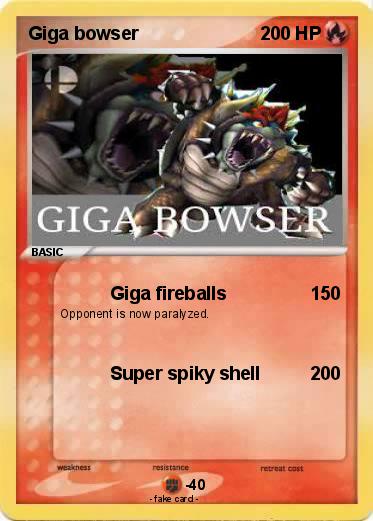Pokemon Giga bowser