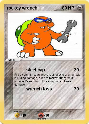 Pokemon rockey wrench
