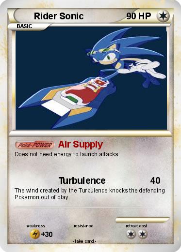 Pokemon Rider Sonic