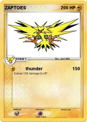 Pokemon ZAPTOES