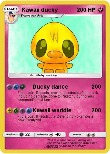 Pokemon Kawaii ducky