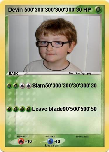 Pokemon Devin 500'300'300'300'300'