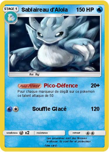 Pokemon Sablaireau d'Alola