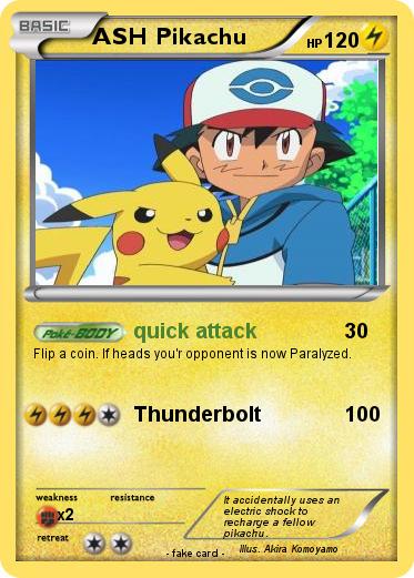 Pokemon ASH Pikachu