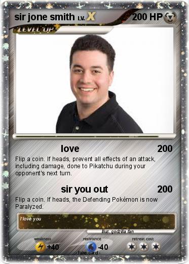 Pokemon sir jone smith