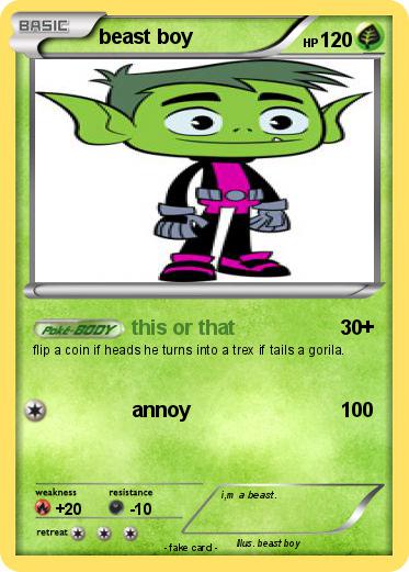 Pokemon beast boy