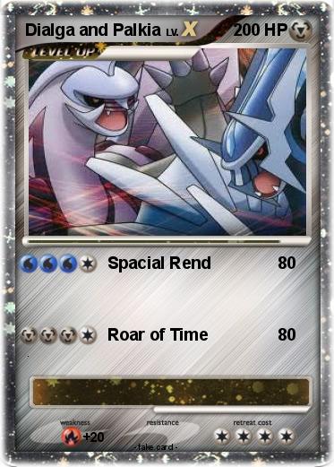 Pokemon Dialga and Palkia