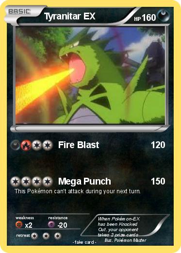 Pokemon Tyranitar EX