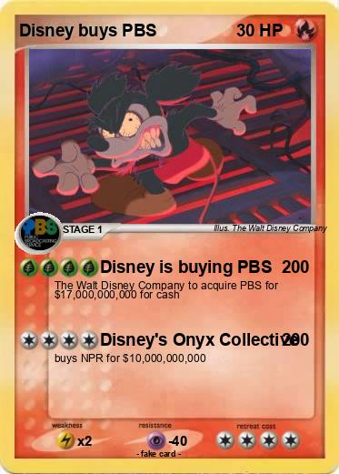 Pokemon Disney buys PBS