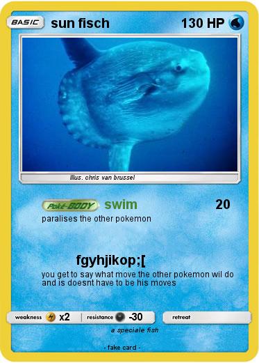 Pokemon sun fisch