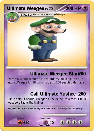 Pokemon Ultimate Weegee