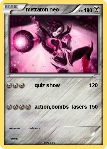 Pokemon mettaton neo
