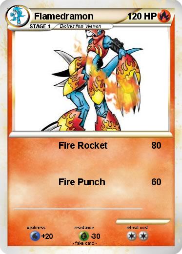 Pokemon Flamedramon