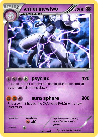 Pokemon armor mewtwo