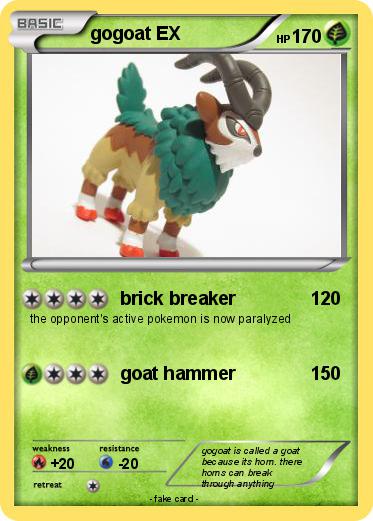 Pokemon gogoat EX