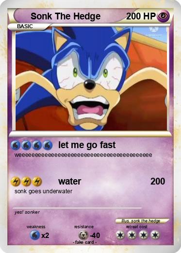 Pokemon Sonk The Hedge