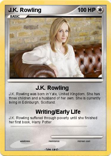 Pokemon J.K. Rowling