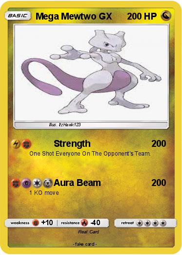 Pokemon Mega Mewtwo GX