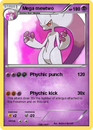 Pokemon Mega mewtwo