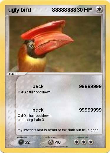 Pokemon ugly bird              88888888