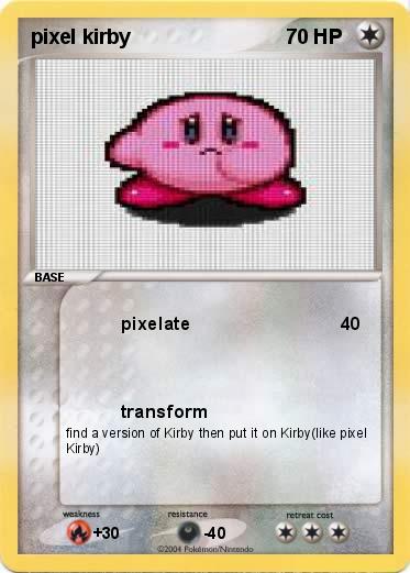 Pokemon pixel kirby