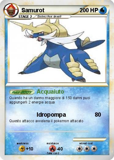 Pokemon Samurot