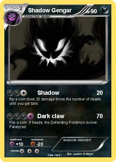 Pokemon Shadow Gengar