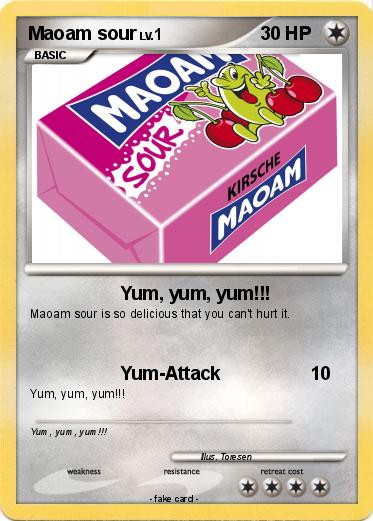 Pokemon Maoam sour