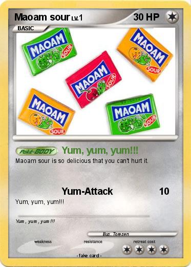 Pokemon Maoam sour