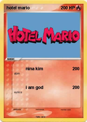 Pokemon hotel mario