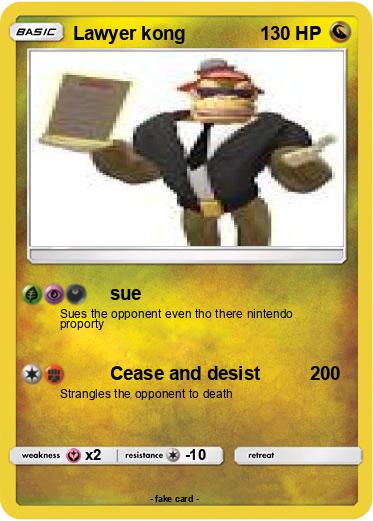 Pokemon Lawyer kong