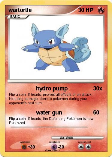 Pokemon wartortle