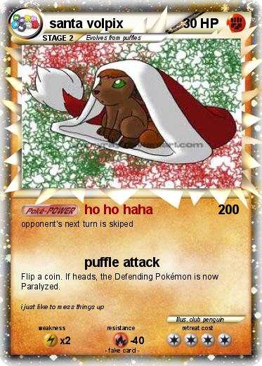 Pokemon santa volpix