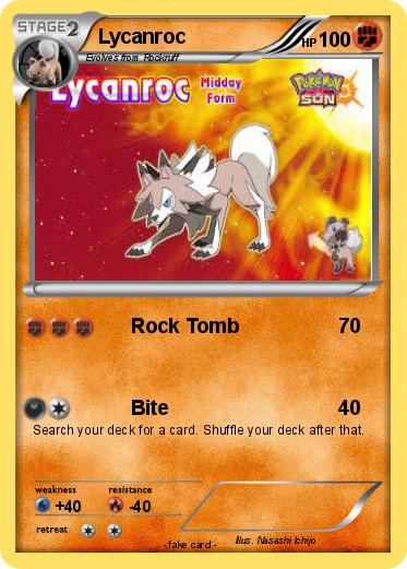 Pokemon Lycanroc