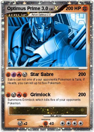 Pokemon Optimus Prime 3.0