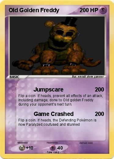 Pokemon Old Golden Freddy