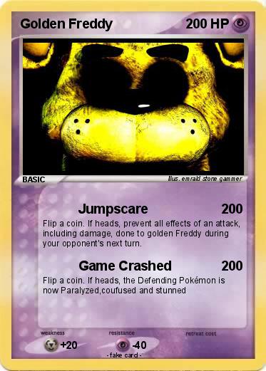 Pokemon Golden Freddy