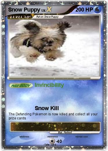 Pokemon Snow Puppy