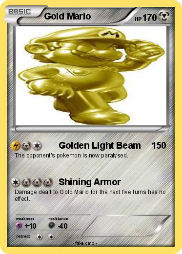Pokemon Gold Mario