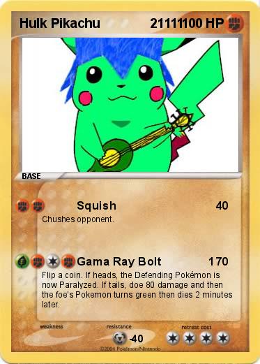 Pokemon Hulk Pikachu              21111