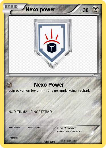 Pokemon Nexo power