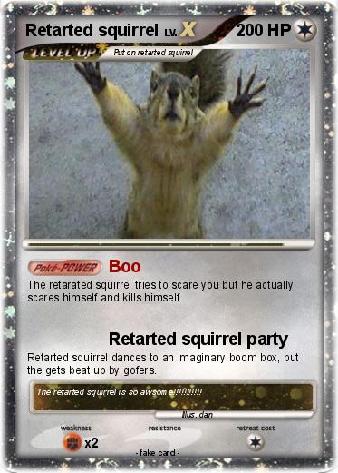 Pokemon Retarted squirrel