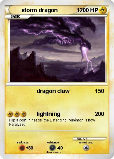 Pokemon storm dragon            1