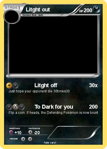 Pokemon Litght out