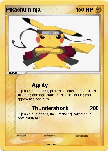 Pokemon Pikachu ninja