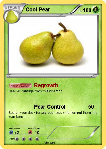 Pokemon Cool Pear