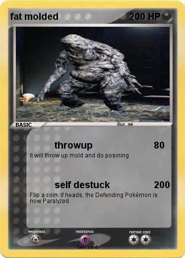 Pokemon fat molded