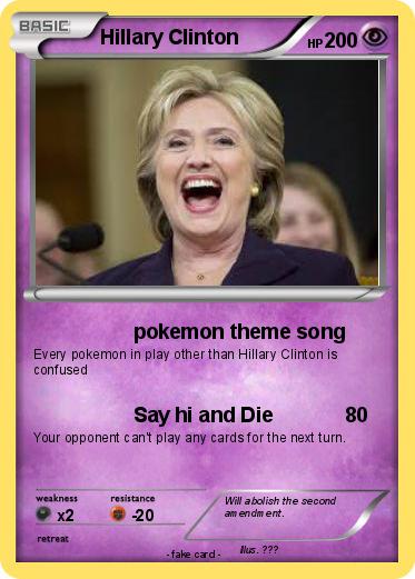 Pokemon Hillary Clinton