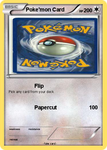 Pokemon Poke'mon Card