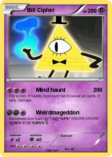 Pokemon Bill Cipher